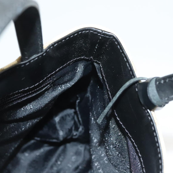 BURBERRY Nova Check Hand Bag PVC Beige Auth 130916