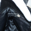 BURBERRY Nova Check Hand Bag PVC Beige Auth 130916-19