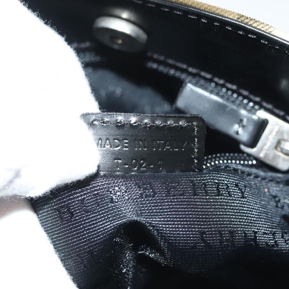 BURBERRY Nova Check Hand Bag PVC Beige Auth 130916