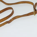 CELINE Macadam Canvas Shoulder Bag PVC Leather Brown Auth 130919-7