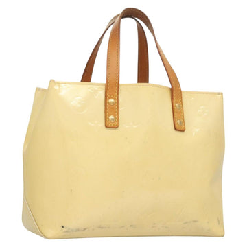 LOUIS VUITTON Monogram Vernis Reade PM Hand Bag Perle M91336 LV Auth 130921
