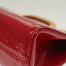 LOUIS VUITTON Monogram Vernis Roxbury Drive Hand Bag 2way Red M91987 Auth 130922-15