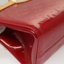 LOUIS VUITTON Monogram Vernis Roxbury Drive Hand Bag 2way Red M91987 Auth 130922-16
