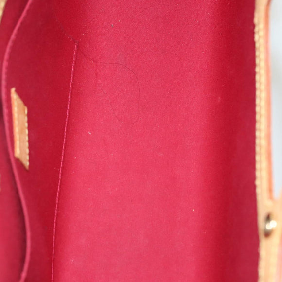 LOUIS VUITTON Monogram Vernis Roxbury Drive Hand Bag 2way Red M91987 Auth 130922