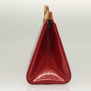 LOUIS VUITTON Monogram Vernis Roxbury Drive Hand Bag 2way Red M91987 Auth 130922-3