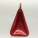 LOUIS VUITTON Monogram Vernis Roxbury Drive Hand Bag 2way Red M91987 Auth 130922-4