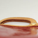 LOUIS VUITTON Monogram Vernis Roxbury Drive Hand Bag 2way Red M91987 Auth 130922-8