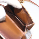 LOUIS VUITTON Monogram Vernis Christie PM Shoulder Bag Bronze M91111 Auth 130923-22