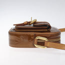 LOUIS VUITTON Monogram Vernis Christie PM Shoulder Bag Bronze M91111 Auth 130923-3