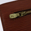 LOUIS VUITTON Epi Angian Clutch Bag Brown M52113 LV Auth 130924-8