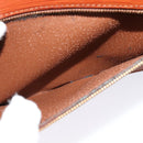 LOUIS VUITTON Epi Angian Clutch Bag Brown M52113 LV Auth 130924-11