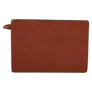 LOUIS VUITTON Epi Angian Clutch Bag Brown M52113 LV Auth 130924-2