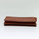 LOUIS VUITTON Epi Angian Clutch Bag Brown M52113 LV Auth 130924-6