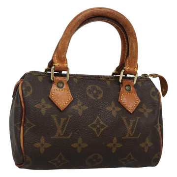 LOUIS VUITTON Monogram Mini Speedy Hand Bag M41534 LV Auth 130926