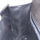 BALLY Hand Bag Leather Black Gold Auth 130931-19