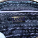 PRADA Shoulder Bag Nylon Purple Gold Auth 130933-19