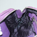 PRADA Chain Hand Bag Nylon 2way Purple Silver Auth 130934-20