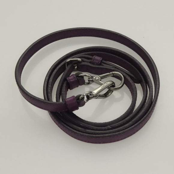 PRADA Chain Hand Bag Nylon 2way Purple Silver Auth 130934