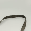 CHANEL Matelasse Shoulder Bag Lamb Skin Gray Gold CC Auth 130947-14