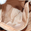 BURBERRY Nova Check Tote Bag Canvas Leather Beige Red gold Auth 130949-12