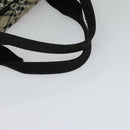 BURBERRY Nova Check Blue Label Tote Bag Nylon Beige Auth 130952-7