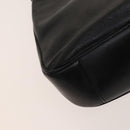 GUCCI Bamboo Hand Bag Leather 2way Black Gold 001 1638 Auth 130957-11