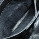 GUCCI Bamboo Hand Bag Leather 2way Black Gold 001 1638 Auth 130957-18