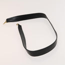 GUCCI Bamboo Hand Bag Leather 2way Black Gold 001 1638 Auth 130957-20