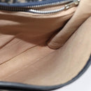 Christian Dior Trotter Canvas Shoulder Bag Navy Silver Auth 130959-17