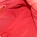 LOEWE Anagram Tote Bag Leer Oranje Goud Auth 130963-19