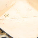 CHANEL Chain Bysy Line Tote Bag Canvas Plastic White clear CC Auth 130966-24