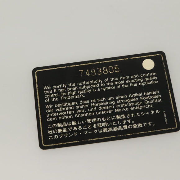 CHANEL Chain Bysy Line Tote Bag Canvas Plastic White clear CC Auth 130966