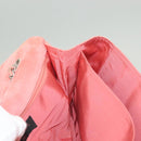 CHANEL Choco Bar Chain Shoulder Bag Suede Pink CC Auth 130967-21
