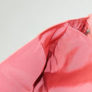 CHANEL Choco Bar Chain Shoulder Bag Suede Pink CC Auth 130967-24