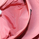 CHANEL Choco Bar Chain Shoulder Bag Suede Pink CC Auth 130967-27