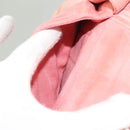 CHANEL Choco Bar Chain Shoulder Bag Suede Pink CC Auth 130967-28