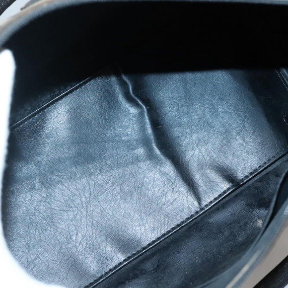 Burberrys Nova Check Boston Bag Canvas Beige Gold Auth 130974