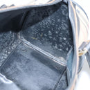 Burberrys Nova Check Boston Bag Canvas Beige Gold Auth 130974-11