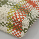 Salvatore Ferragamo Gancini Shoulder Bag Leather Green Silver Auth 130981-9