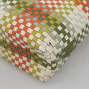 Salvatore Ferragamo Gancini Shoulder Bag Leather Green Silver Auth 130981-15