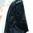 Salvatore Ferragamo Gancini Shoulder Bag Leather Green Silver Auth 130981-18