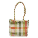 Salvatore Ferragamo Gancini Shoulder Bag Leather Green Silver Auth 130981-13