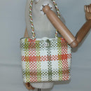 Salvatore Ferragamo Gancini Shoulder Bag Leather Green Silver Auth 130981-20