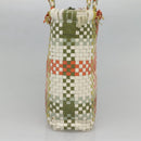 Salvatore Ferragamo Gancini Shoulder Bag Leather Green Silver Auth 130981-3