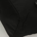 PRADA Hand Bag Nylon Black Silver Auth 130993-14