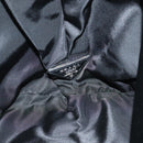 PRADA Hand Bag Nylon Black Silver Auth 130993-10