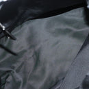 PRADA Hand Bag Nylon Black Silver Auth 130993-11