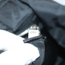PRADA Hand Bag Nylon Black Silver Auth 130993-12