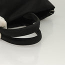 PRADA Hand Bag Nylon Black Silver Auth 130993-7