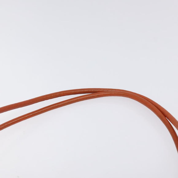 BURBERRY Nova Check Tote Bag PVC Leather Beige Orange gold Auth 130997